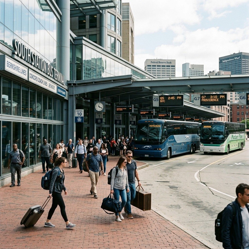 Boston South Station Bus